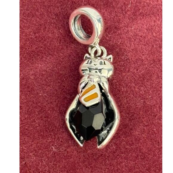 Chamilia Sterling Silver Vampire Cat Limited Edition Bead Dangle Charm #63968 - Picture 1 of 5